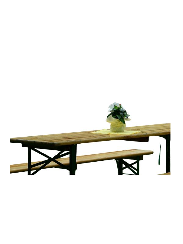 Bierzeltgarnitur 220x70